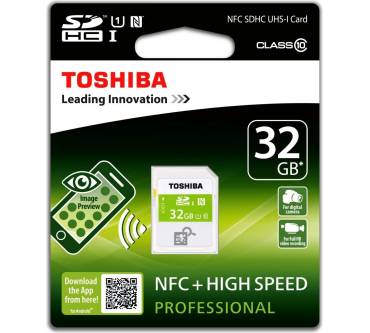 Produktbild Toshiba NFC Wireless SDHC Card (32 GB)