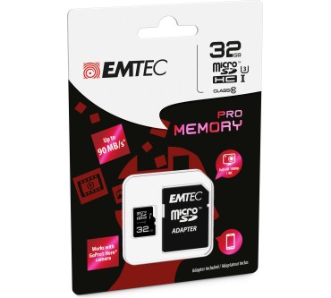 Produktbild Emtec microSDHC Class10 Pro UHS-I U3 (32 GB)