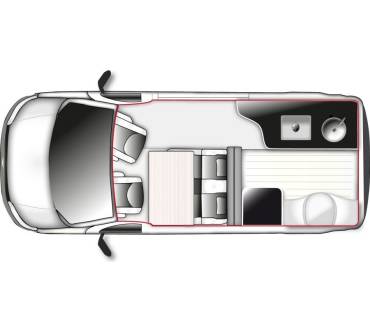 Produktbild Westfalia Mobil Club Joker City 2.0 TDI 5-Gang manuell (62 kW)