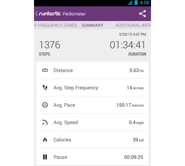 Produktbild Runtastic Pedometer