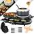 3in1 Raclette-Grill mit Naturgrillstein