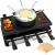 Raclette Grill mit Fondue Set