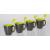 Produktbild Gimex Melamingeschirr-Set Grey Color Line Lemon