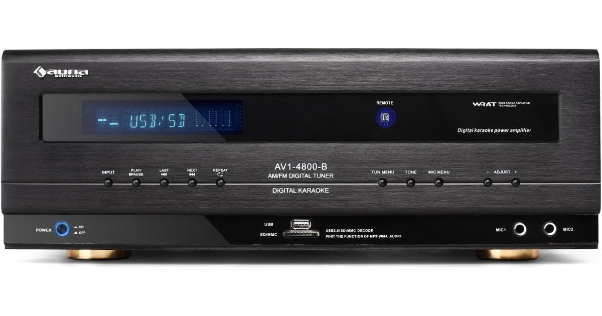 Auna AV1-4800-B | Unsere Analyse Zum 5.1-HiFi-Receiver