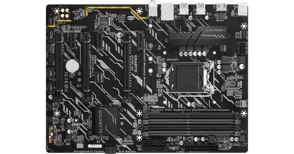 Z370p d3 какие процессоры поддерживает