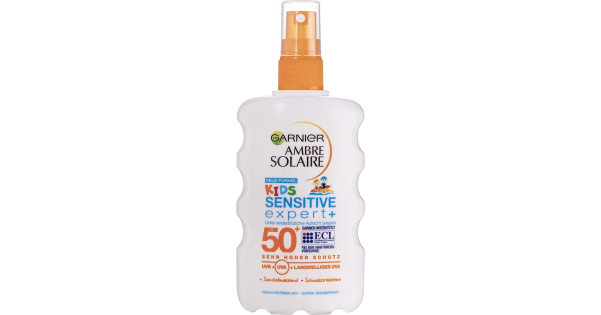 (Spray) Test Kids Expert+ Garnier Sensitive Solaire LSF 50+ Ambre