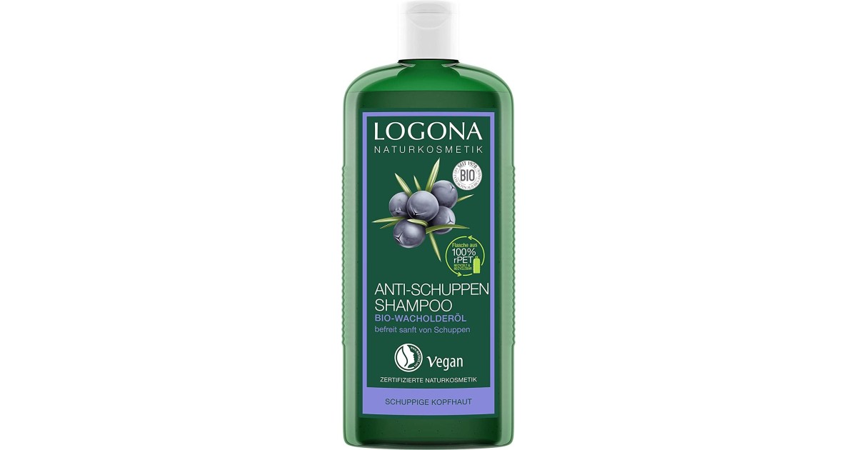 Logona Shampoo Test: im 2,2 Wacholderöl gut Anti-Schuppen