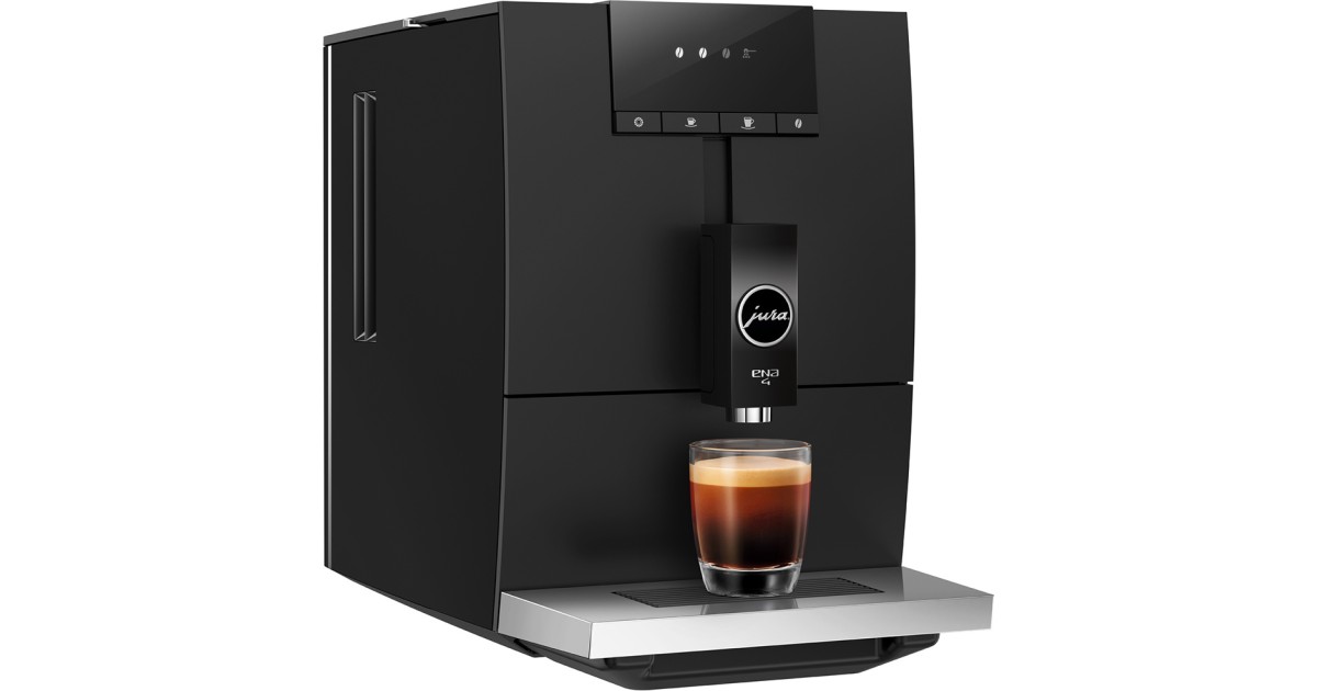 mit Kaffeevollautomat leichter gut Test: | im 4 2,4 Bedienung Platzsparender Jura ENA