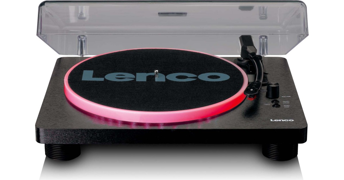 Lenco LS-50LED: 2,3 und LED-Lichtspielen Dreher-Design gut originelle | Gutes
