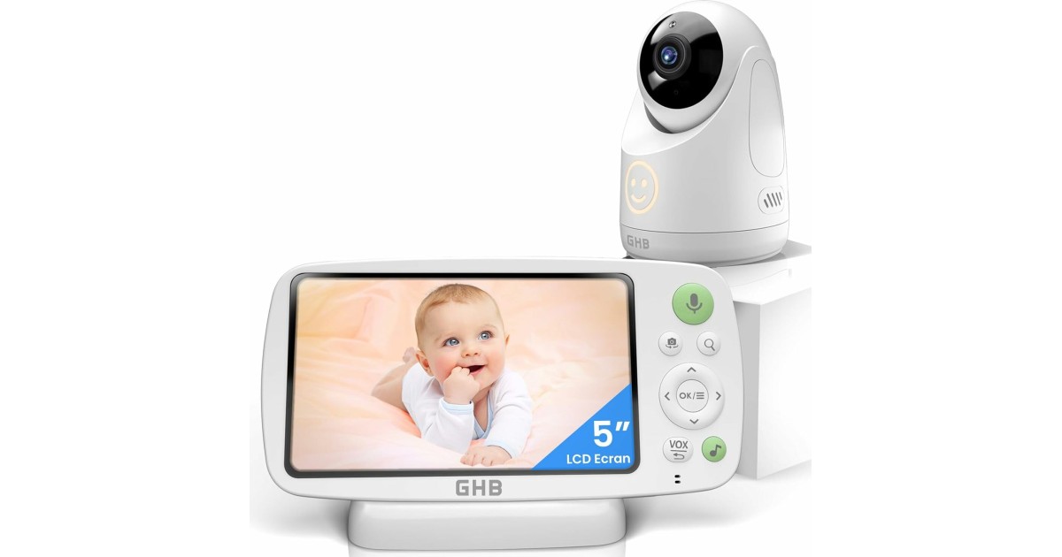 Ghb Babyphone Mit Kamera Zoll Hd P Gut Babyfon F R