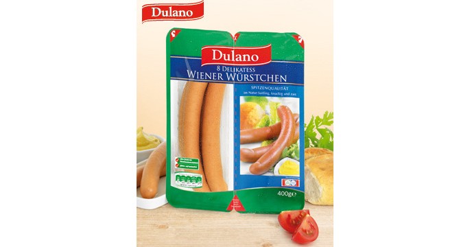 Lidl / Dulano 8 gut im Würstchen Delikatess Wiener Test: 2,3