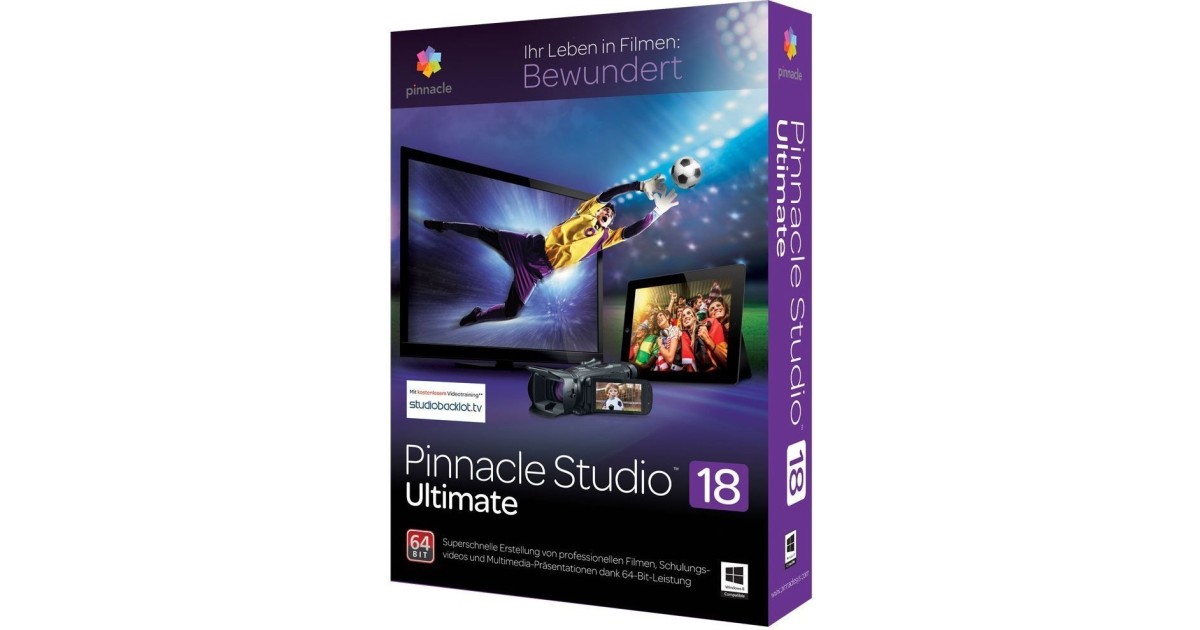 pinnacle studio 18 ultimate download