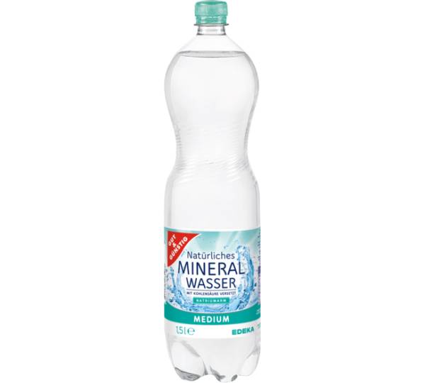 Edeka Gut Gunstig Naturliches Mineralwasser Medium Vitaqua Quelle Test Testberichte De