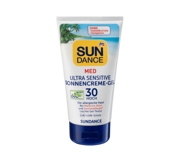 Dm Sun Dance Med Ultra Sensitive Sonnencreme Gel Lsf 30 Test Testberichte De