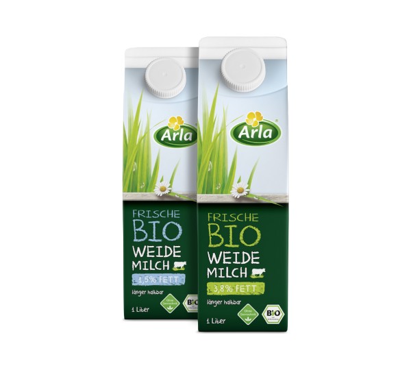 Arla Frische Bio Weidemilch 3,8% Fett Test | Testberichte.de