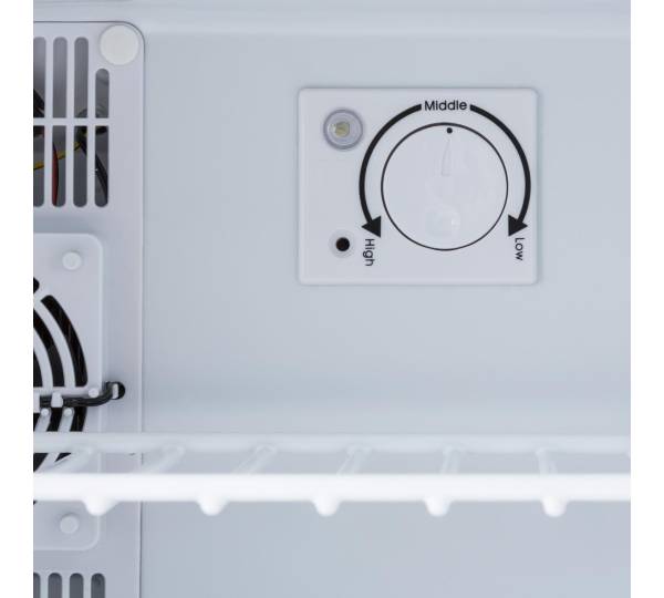 Geheimversteck Mini-Kühlschrank, EEK G, 17 Liter, Temperatur: 4,5 - 15  °C, 3-Stufen, freistehend, leise: 26 dB max., thermoelektrisch, 2  Ebenen, Minibar, Gästekühlschrank