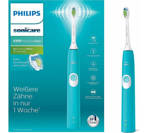 gut 4300 1,3 Sonicare Test: im ProtectiveClean Philips sehr