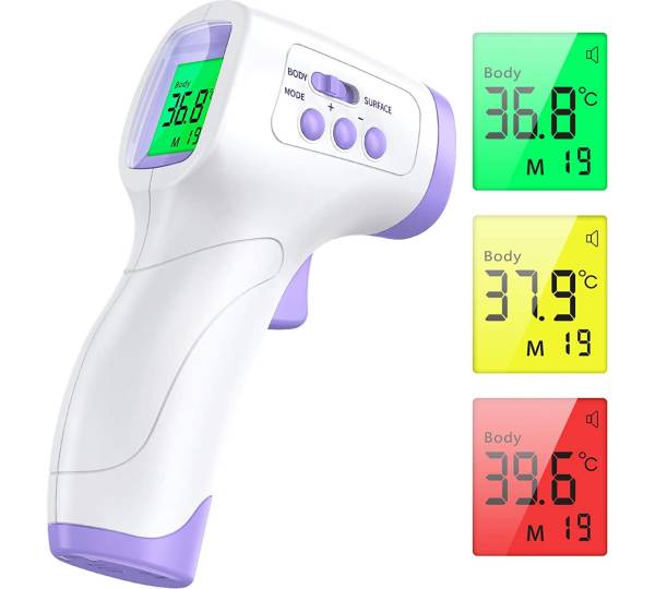 IRT-80, kontaktloses Infrarot Fieber Thermometer für Körper und Objekte  inkl. Batterie