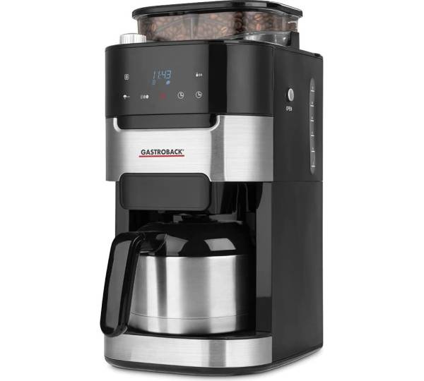 Gastroback Grind & Brew Pro 2,1 | (42711_S): Filter-Kaffeemaschine mit Thermo gut Mahlwerk