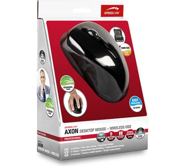 Maus Desktop | Maus Axon schnurlos SpeedLink Funktionstüchtige kabellose
