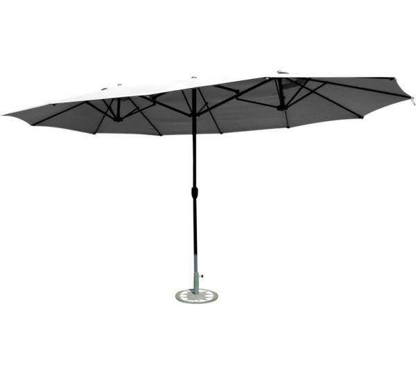 Leco Oval-Schirm: 2,0 gut Alternative Gartentisch für Stabile | den großen