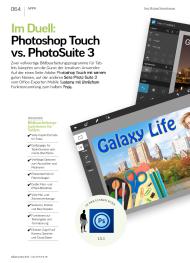 Galaxy Life: Photoshop Touch vs. PhotoSuite 3 (Ausgabe: 2/2014 (März/April))