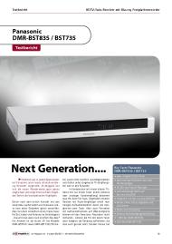 AV-Magazin.de: Panasonic DMR-BST835 / BST735: Next Generation.... (Vergleichstest)