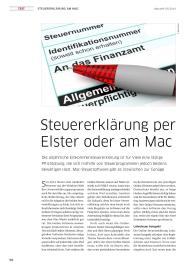 Macwelt: Steuererklärung per Elster oder am Mac (Ausgabe: 5)