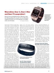 GalaxyWelt: Wearables: Gear 2, Gear 2 Neo und Gear Fit ausprobiert (Ausgabe: 2/2014 (April/Mai))