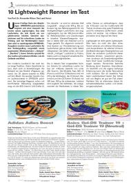 Laufmagazin SPIRIDON: Laufschuhtest Lightweight (Ausgabe: 4)