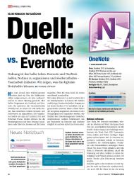 PC Magazin/PCgo: OneNote vs. Evernote (Ausgabe: 8)