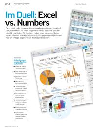 MAC LIFE: Im Duell: Excel vs. Numbers (Ausgabe: 5)