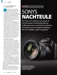 fotoMAGAZIN: Sonys Nachteule (Ausgabe: 8)