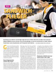 REISE & PREISE: An Bord der Sandwichflieger (Ausgabe: 2/2013 (Mai-Juli))