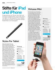 iPhone Life: Stifte für iPad und iPhone (Ausgabe: 6/2013 (September/Oktober))