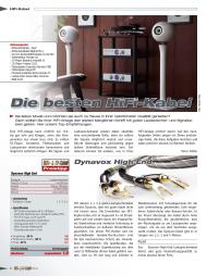 Hifi- & TV-Kabel: Die besten HiFi-Kabel (Ausgabe: 1/2013 (Januar-März 2014))