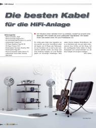Hifi- & TV-Kabel: Die besten Kabel für die HiFi-Anlage (Ausgabe: 1/2012 (Januar-März 2013))