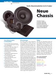 Klang + Ton: Neue Chassis (Ausgabe: 5/2013 (August/September))