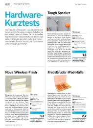 iPad Life: Hardware-Kurztests (Ausgabe: 4)
