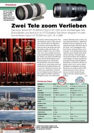 FOTOobjektiv: Zwei Tele zoom Verlieben (Ausgabe: Nr. 170 (April/Mai 2013))
