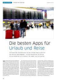 iPadWelt: Die besten Apps für Urlaub und Reise (Ausgabe: 4/2012 (Juli/August))