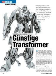 PC Magazin/PCgo: Günstige Transformer (Ausgabe: 10)