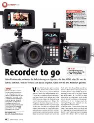 VIDEOAKTIV: Recorder to go (Ausgabe: 6)