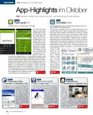 SFT-Magazin: App-Highlights im Oktober (Ausgabe: 10)