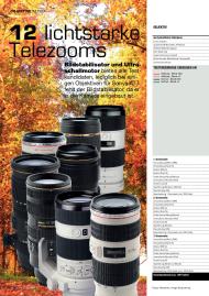 ColorFoto: 12 lichtstarke Telezooms (Ausgabe: 11)
