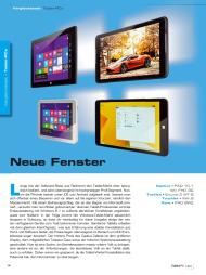Tablet und Smartphone: Neue Fenster (Ausgabe: 1)