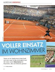 tennisMAGAZIN: Voller Einsatz im Wohnzimmer (Ausgabe: 1-2/2015)