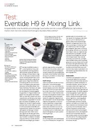 Beat: Eventide H9 & Mixing Link (Ausgabe: 2)