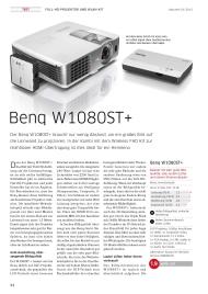 Macwelt: Benq W1080ST+ (Ausgabe: 1)