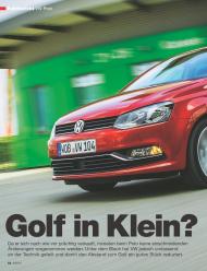 auto motor und sport: Golf in Klein? (Ausgabe: 9)